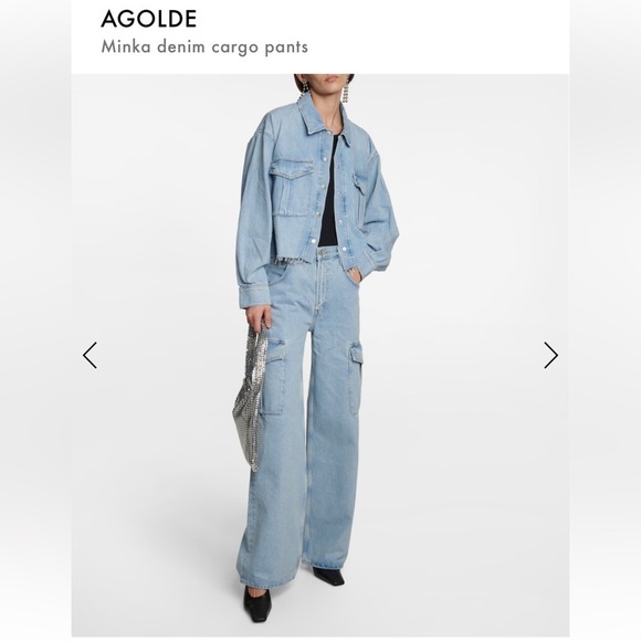 Agolde Denim - AGOLDE Minka Denim Cargo Jeans pants  Size 28